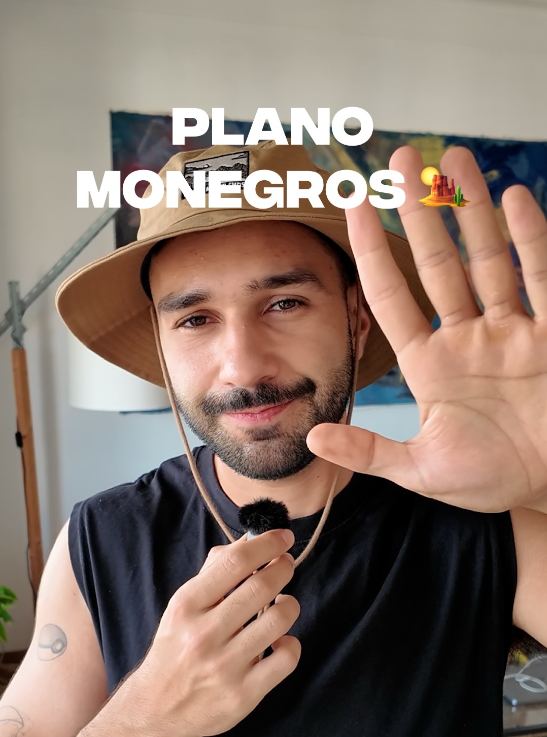 Fotograma de um vídeo sobre o plano para o festival Monegros